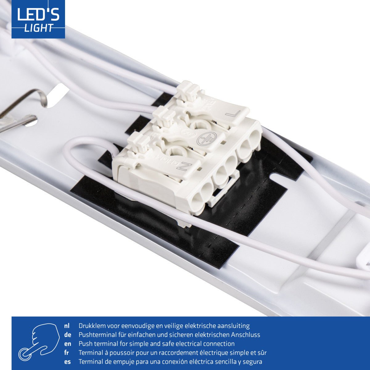 4 PACK - LED's Light Complete LED TL lamp met LED buis 120 cm - Binnen en buiten - 2130 lm - 1x11,5W - 4000K LED.nl