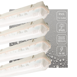4 PACK - LED's Light LED TL armatuur met sensor 120 cm - Bewegingssensor en nachtsensor - Waterdicht - 2100 lm - LED.nl