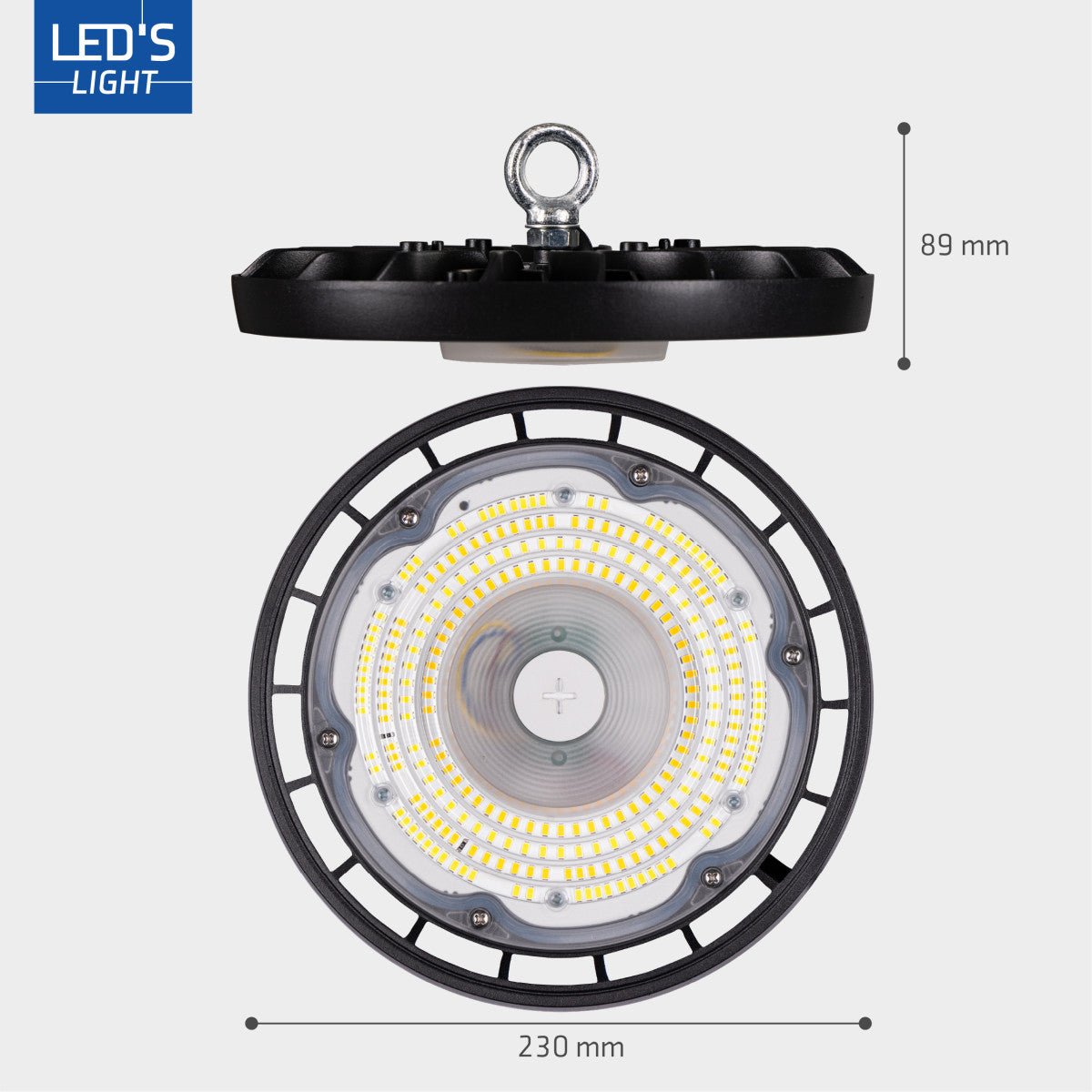 LED's Light High Bay - 100W 11000lm 3000K/4000K/6000K CCT Powerselect High bays LED.nl