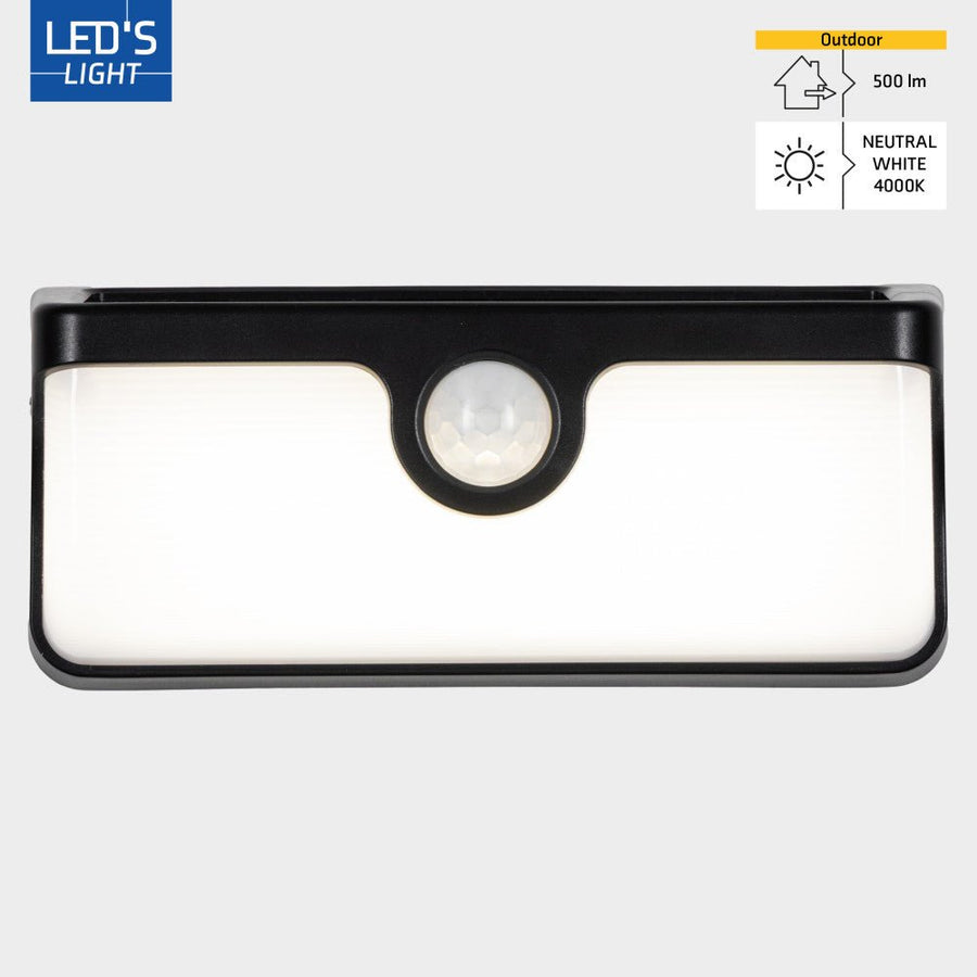 LED-Solar-Wandleuchte mit Bluetooth-Verbindung und Bewegungssensor - LED.de