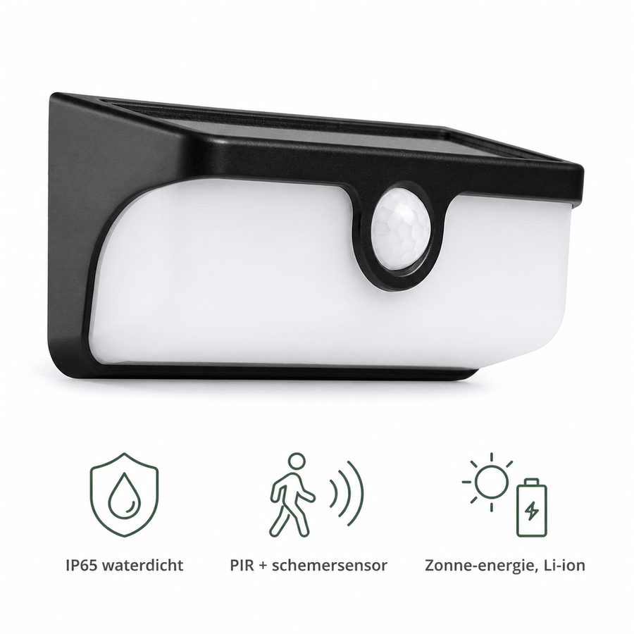 LED's Light Bluetooth Linkable Koppelbare LED Solar Wandlamp met Bewegingssensor - LED.nl
