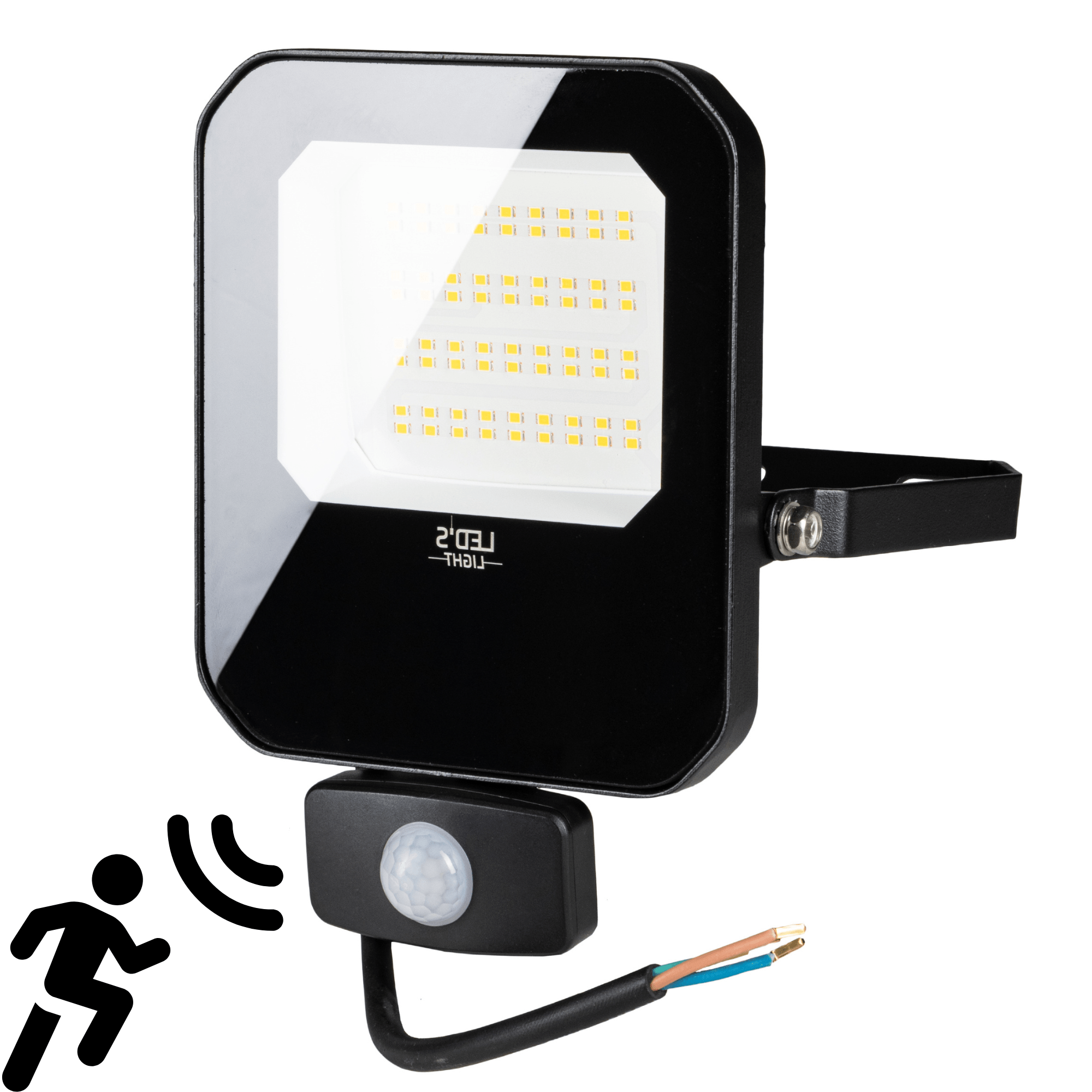 LED's Light Buitenlamp schijnwerper floodlight met bewegingssensor 4200lm - binnen en buiten - 30W Schijnwerpers LED.nl