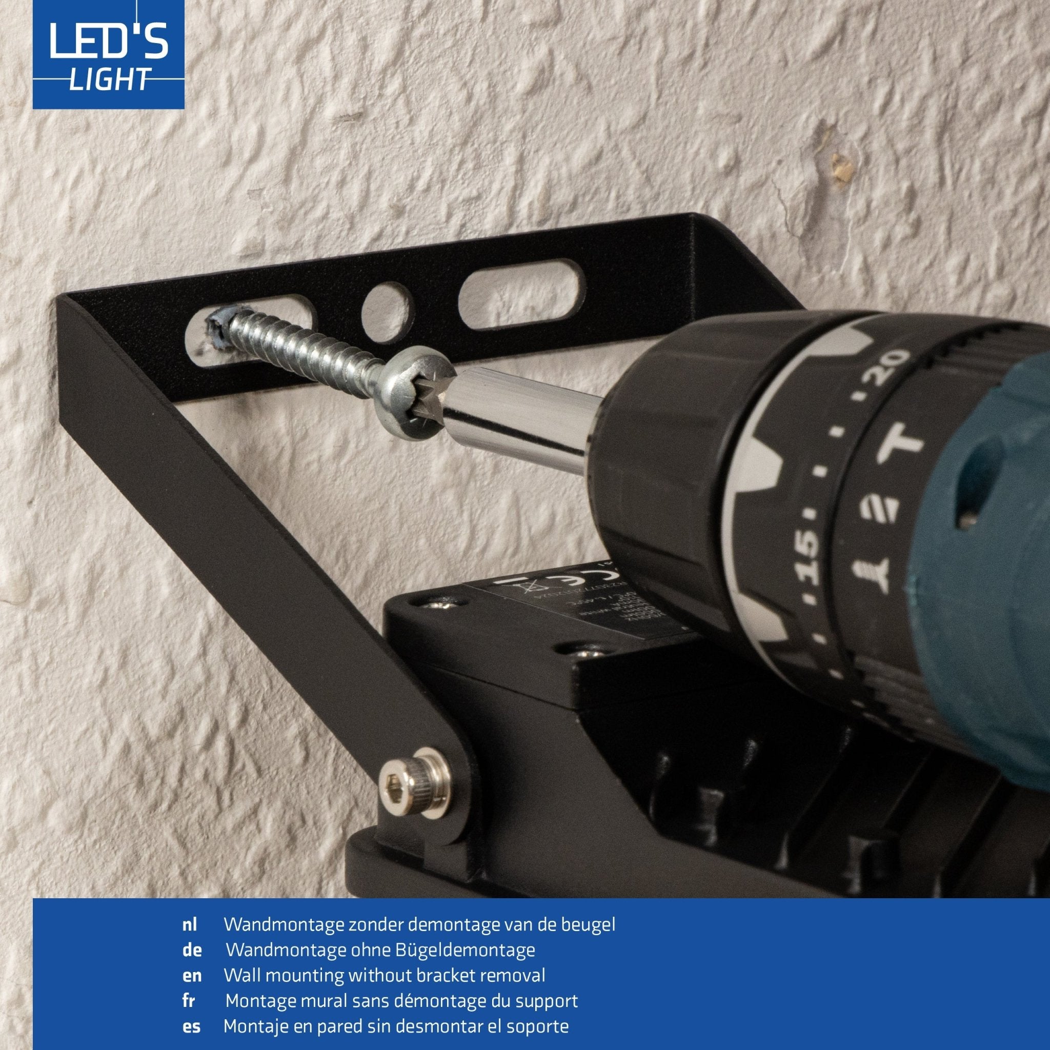 LED's Light Buitenlamp schijnwerper 4200 - voor binnen en buiten - 30W Schijnwerpers LED.nl