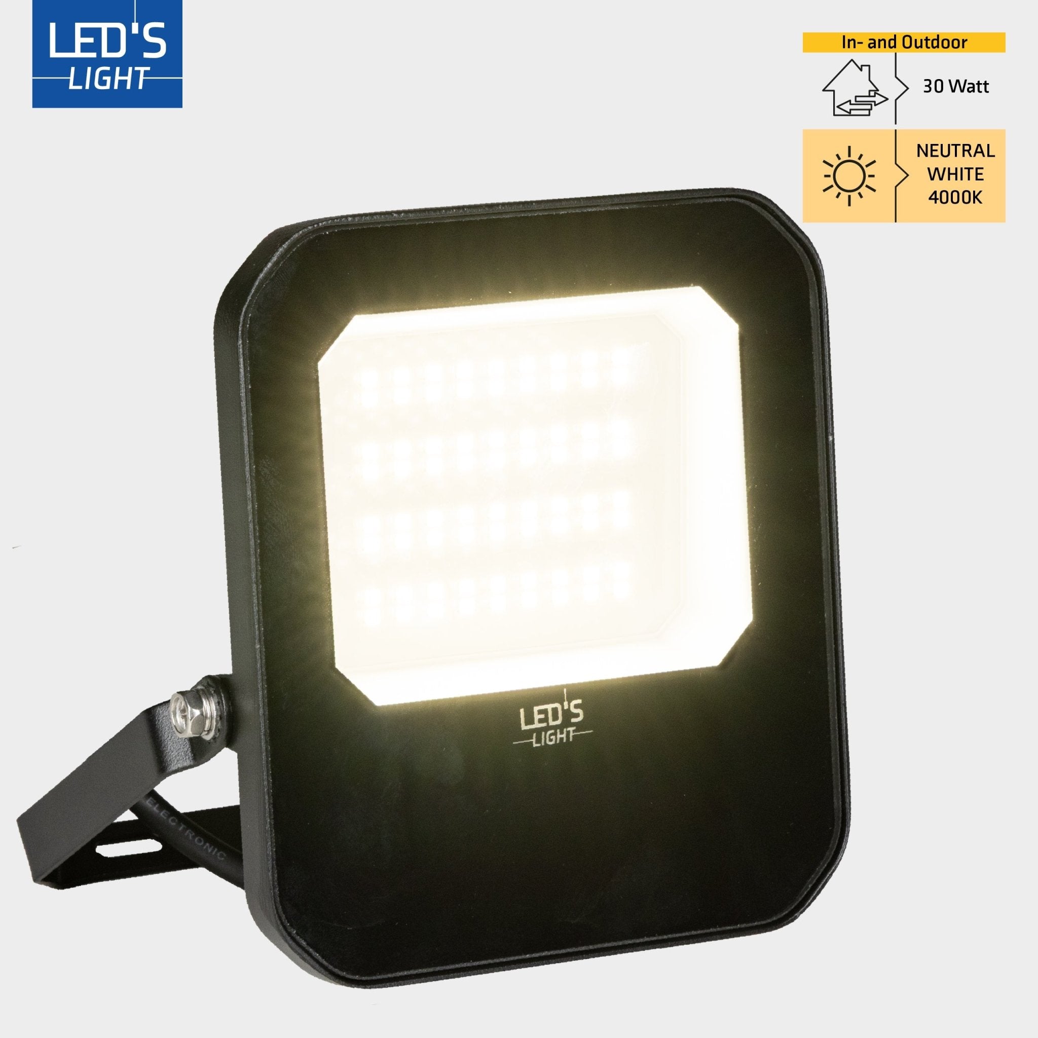 LED's Light Buitenlamp schijnwerper 4200 - voor binnen en buiten - 30W Schijnwerpers LED.nl