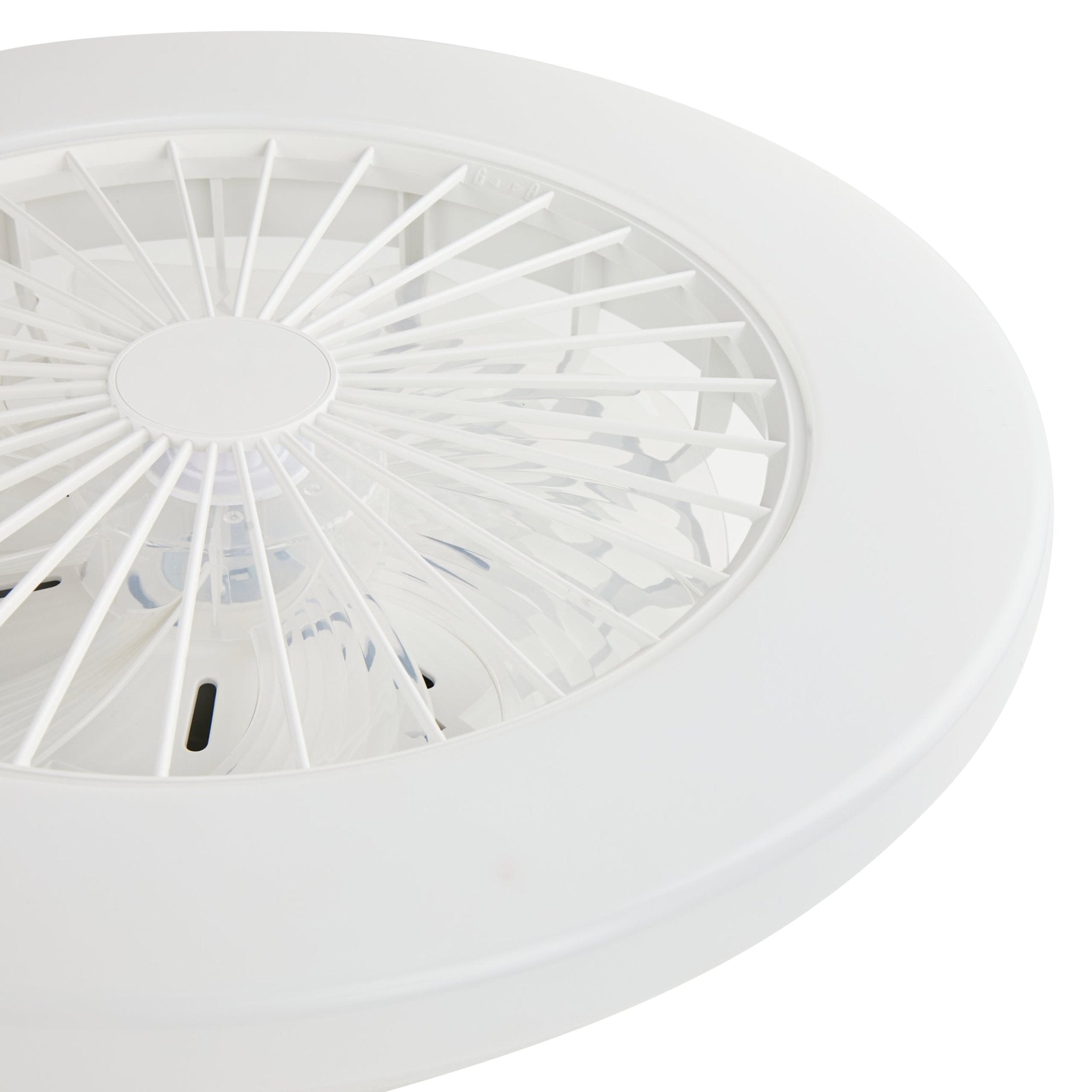 LED’s Light plafondventilator met verlichting 48 cm – Ventilatiesnelheid en bediening met afstandsbediening - Wit Plafondventilatoren LED.nl