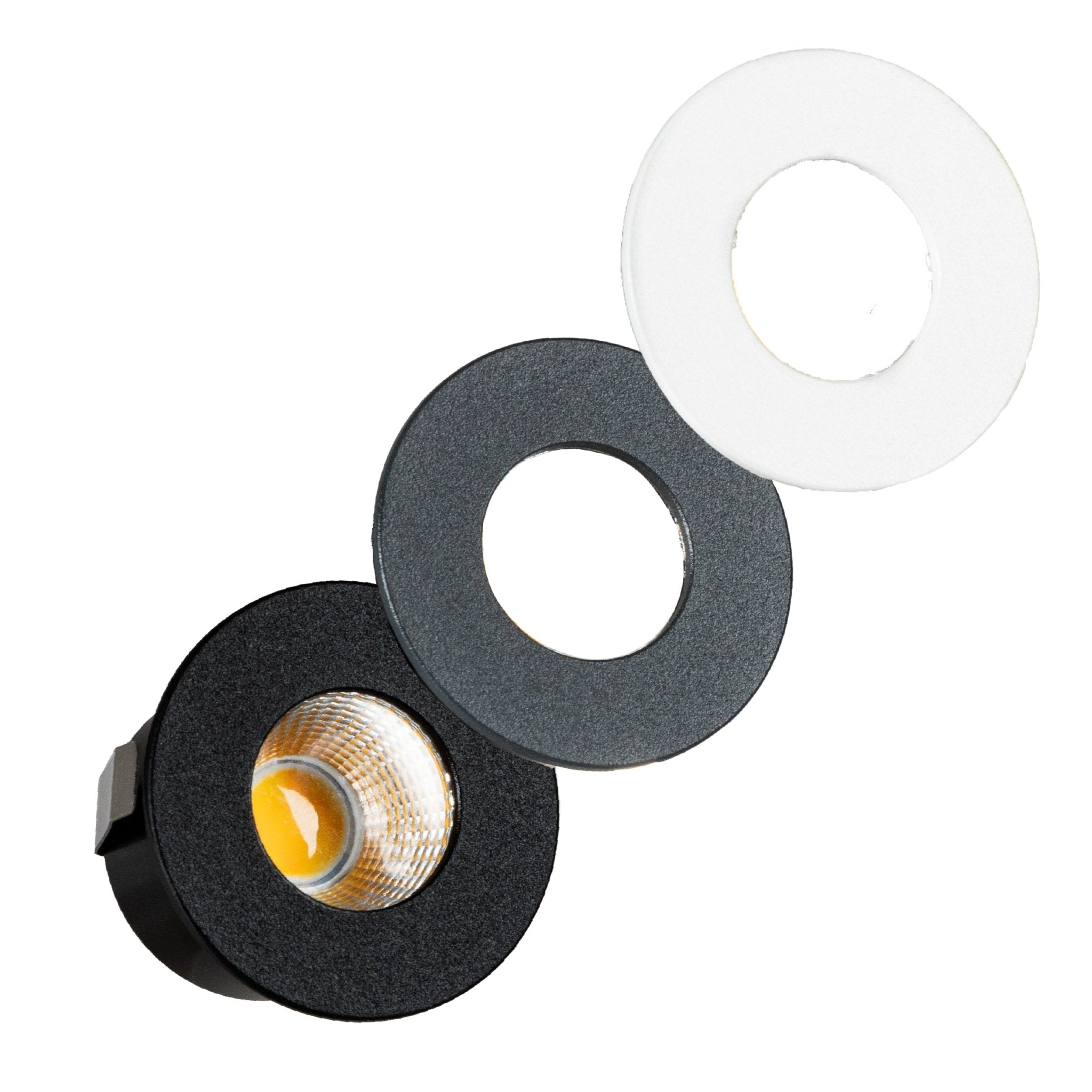 LED's Light PRO mini inbouwspot 3 cm - Voor overkapping, veranda's en inbouwplafonds - Dimbaar - 3 Kleuren plaatjes Inbouwspots LED.nl