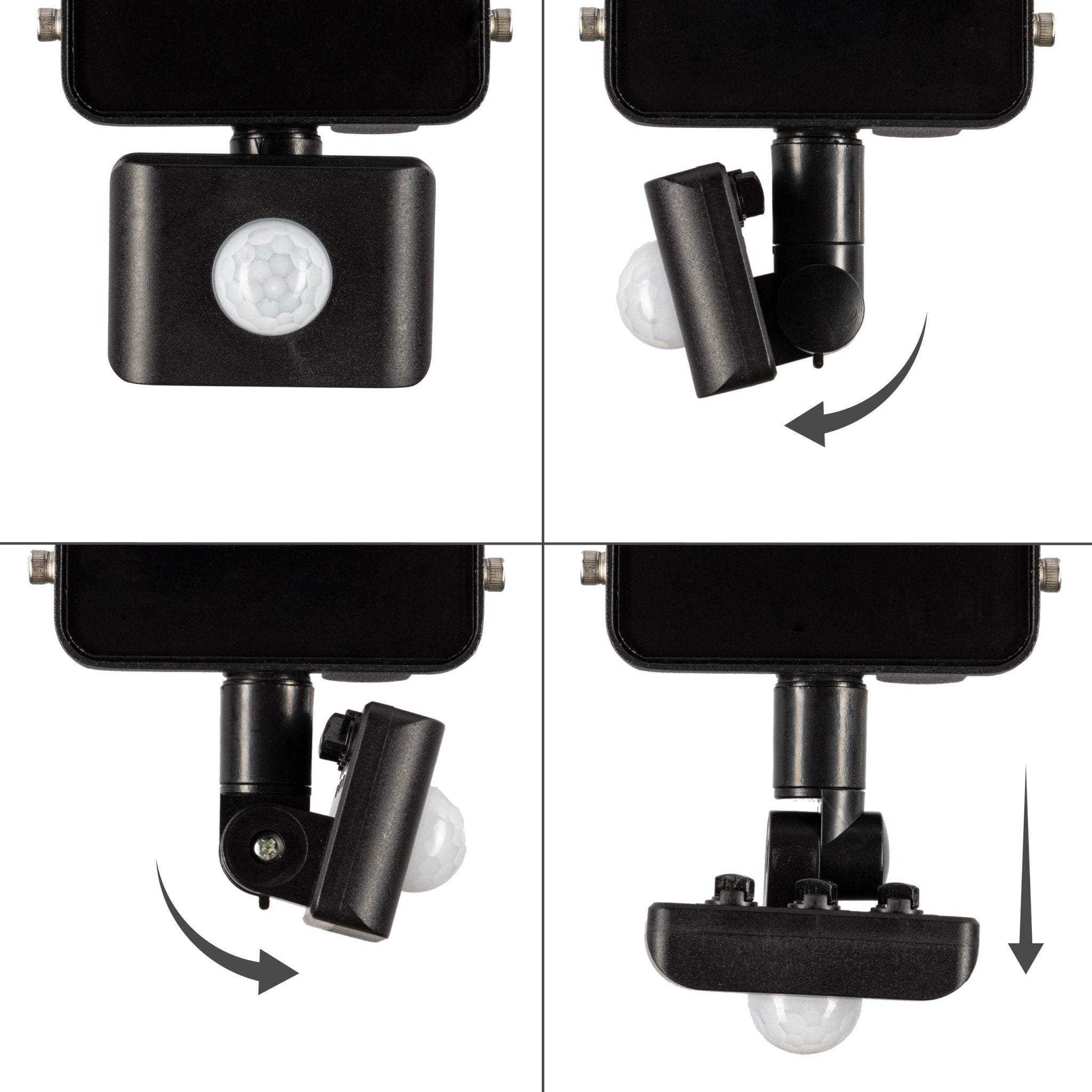 LED's Light Schijnwerper met Bewegingssensor 3600 - Waterdicht & Kantelbaar - 30W Schijnwerpers LED.nl