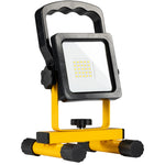 LED's Work draadloze LED Werklamp op accu 1200lm - Oplaadbaar en kantelbaar - Zwart geel Werklampen LED.nl