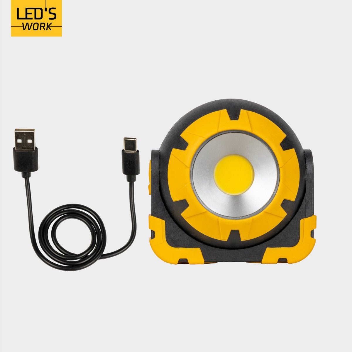 LED's Work Oplaadbare LED Looplamp – Krachtige Draadloze 800 Lumen Werk- & Noodlamp Werklampen LED.nl
