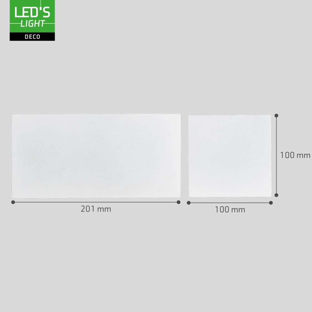 Lumo Recta Wit - Wandarmatuur zonder lichtbron - Excl 2xG9 - IP65 Wandlampen LED.nl