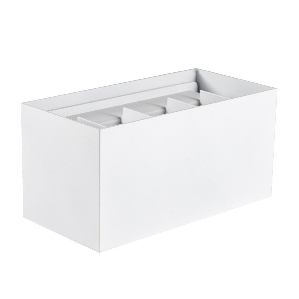 Lumo Recta Wit - Wandarmatuur zonder lichtbron - Excl 2xG9 - IP65 Wandlampen LED.nl