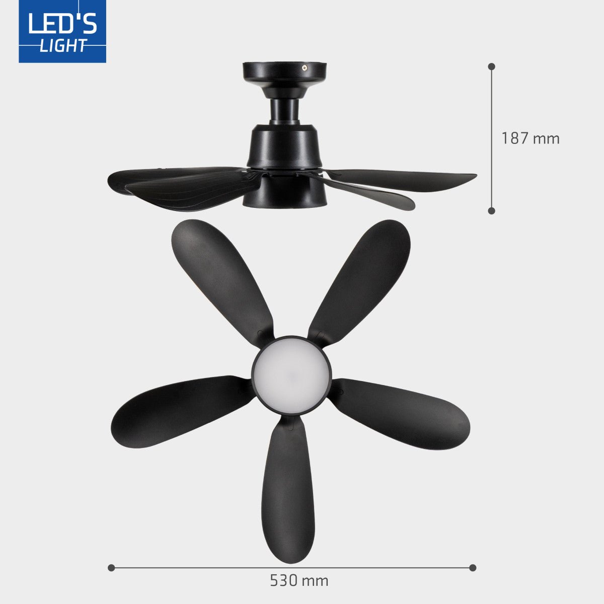 testproduct Plafondventilatoren LED.nl