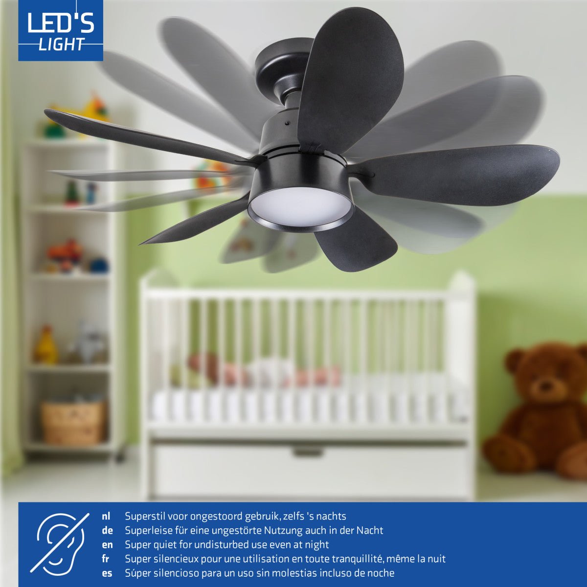 testproduct Plafondventilatoren LED.nl