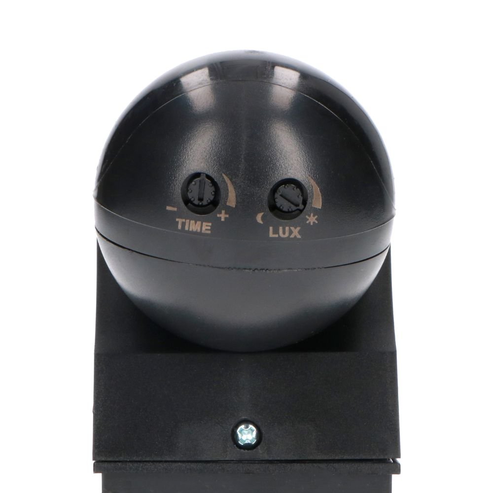 LED's Light 2-in-1 Bewegingsmelder met 12 meter bereik - Voor binnen & buiten - Wandmontage - Zwart Sensoren LED.nl