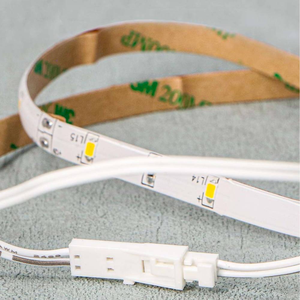 LED's Light Complete LED Trapverlichting set - 15 treden x 80 cm - Lengte aanpasbaar - Koud wit licht Trapverlichting LED.nl