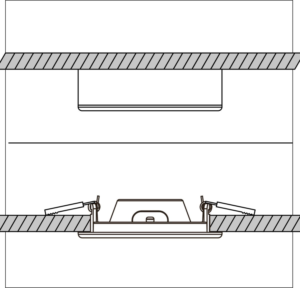LED's Light Inbouw/Opbouw LED Plafondspot CCT Ø 15 cm - Dimbaar - warm en koud wit - Zaagmaat Ø 150mm – Wit Spotjes LED.nl