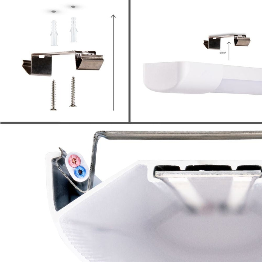 4 PACK LED's Light LED TL lamp 120 cm voor binnen - Complete LED TL verlichting - 4650 lm TL verlichting LED.nl