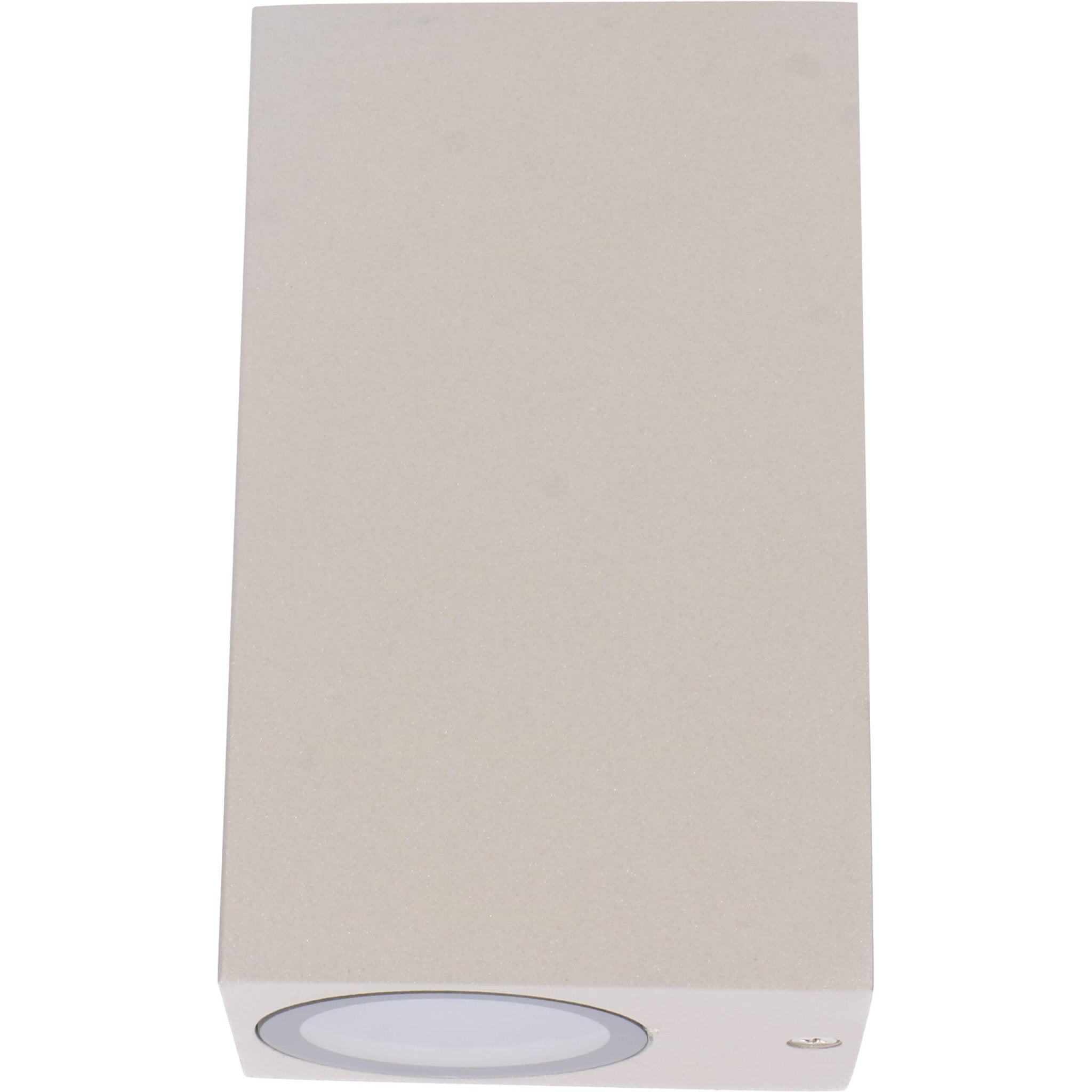 LED's Light LED Buitenlamp met GU10 fitting - Rechthoek - IP44 - Grijs - Model Milaan Wandlampen LED.nl