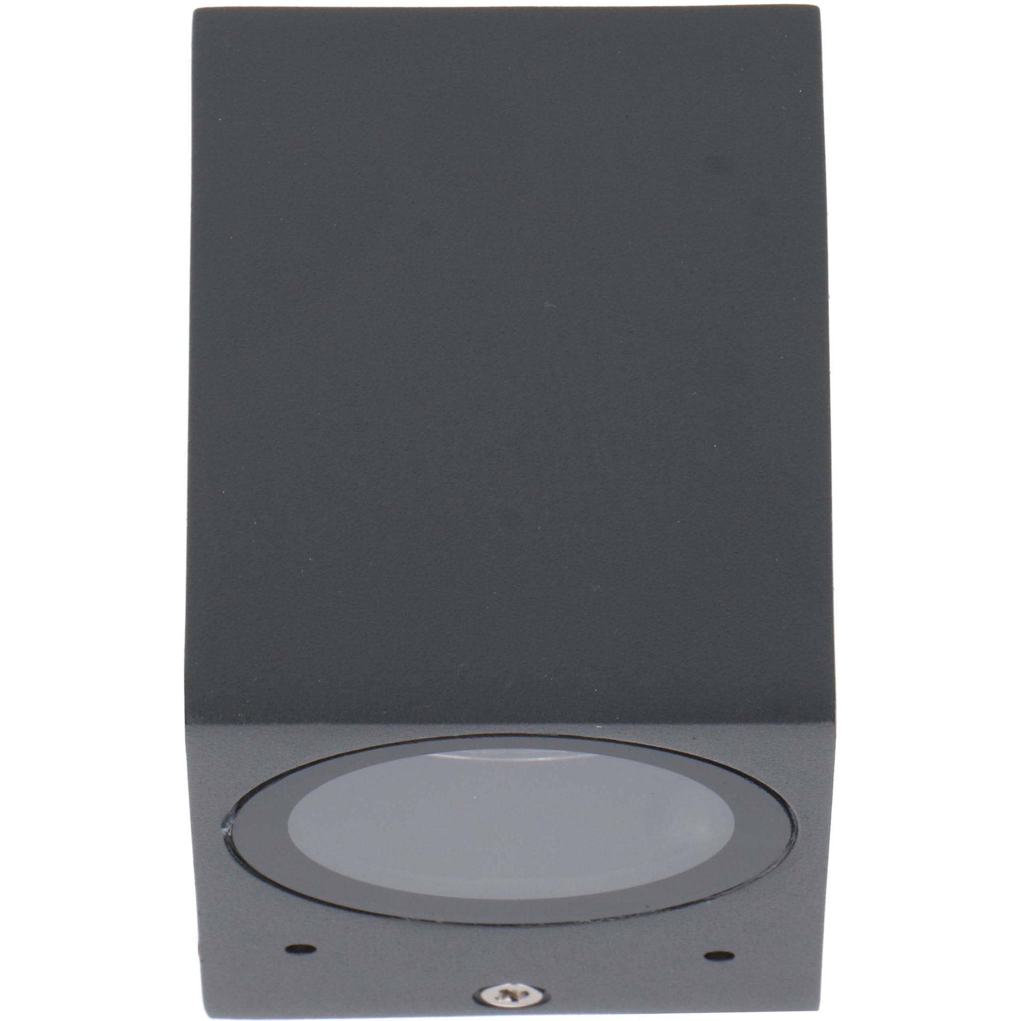 NØRD Down - LED's Light LED Wandlamp Buiten met GU10 fitting - Vierkant - IP44 - Antraciet - Model Rome Wandlampen LED.nl