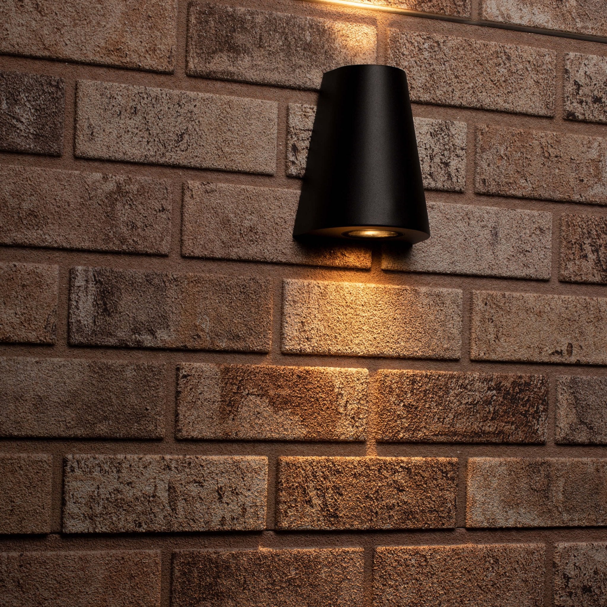 LED's Light LED Wandlamp Buiten - Vaas met 2 lichtpunten - Model Como - IP44 - Antraciet Wandlampen LED.nl