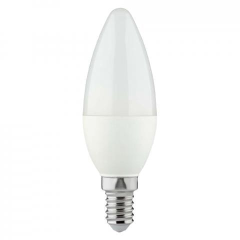 LongLife LED Lamp Kaars E14 - Mat - Warm wit licht - 4W vervangt 40W Lichtbronnen LED.nl