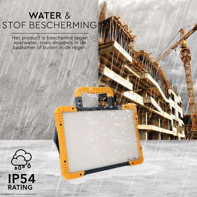 LED's Work Premium LED Werklamp 6500 - 5 meter kabel - Rough Service Tested - IP54 waterdicht - 60W Bouwlampen LED.nl