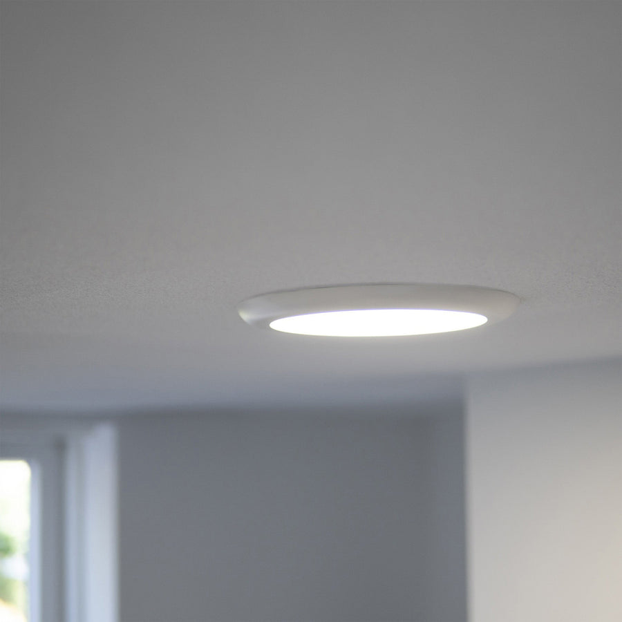 PRO LED Deckeneinbauleuchte ø 16 cm – Ultradünn – Dimmbares kaltweißes Licht – 12 W - LED.de