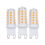 ProDim LED Steeklamp G9 - Dimbaar warm wit licht - 220-240V - 3.5W (28W) - 3 lampjes Dimbare steeklampjes LED.nl