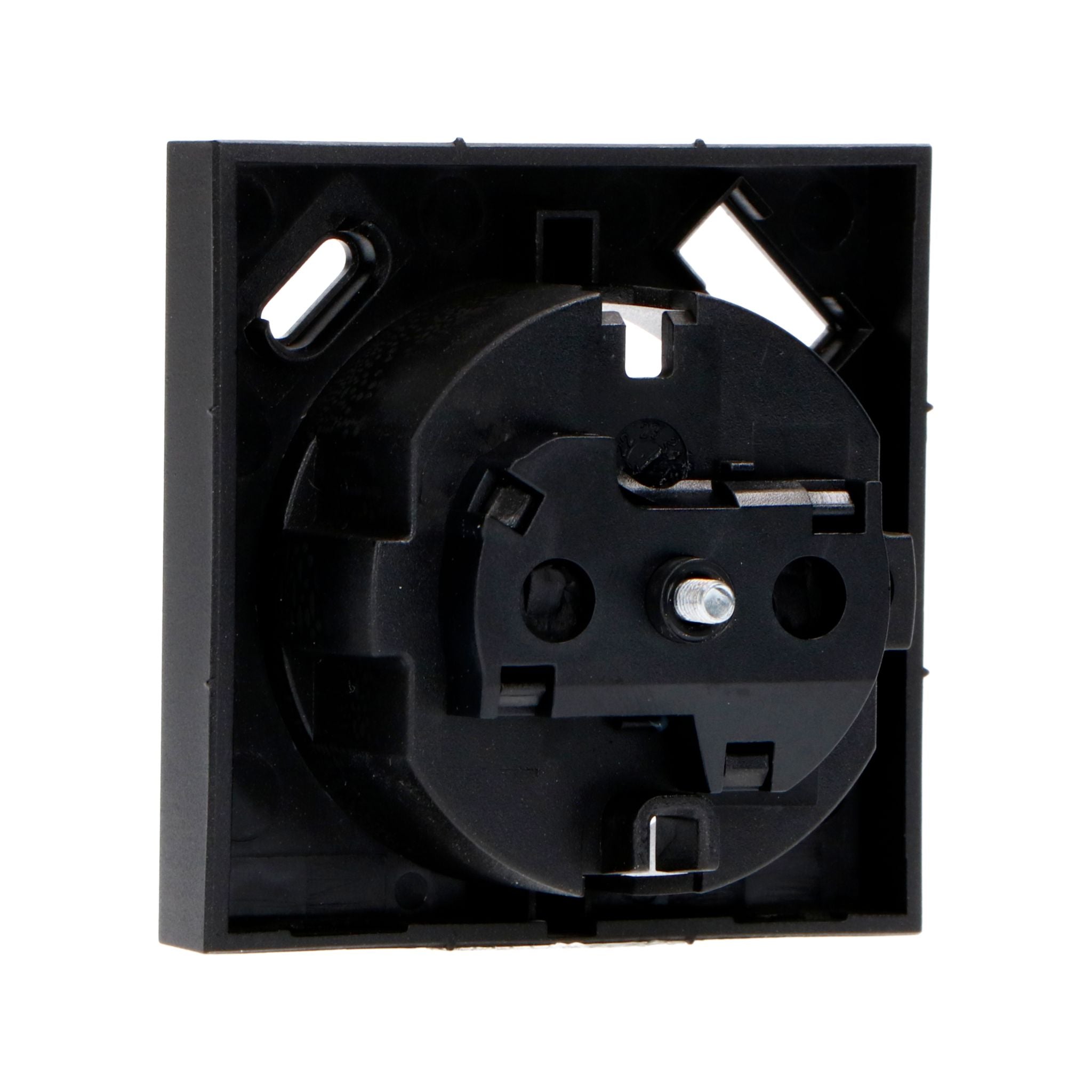 Reflex Inlegplaat voor wandcontactdoos met USB-C & USB - Zwart Stekkers LED.nl