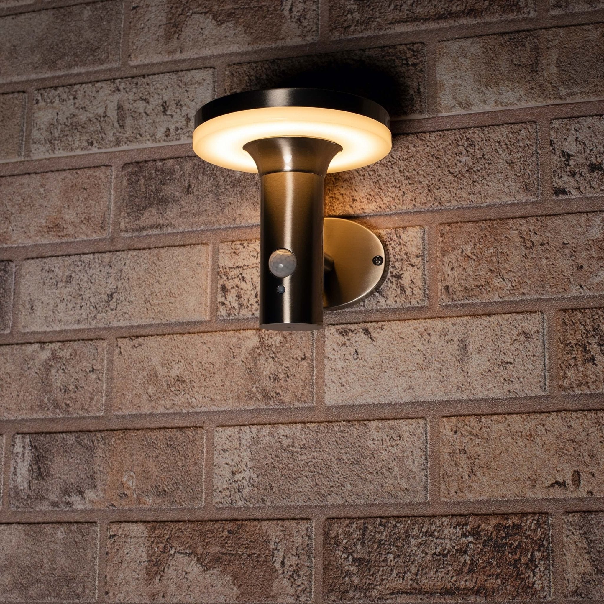 RVS Solar LED Buitenlamp met bewegingssensor - Draadloos - 3 standen - Zilver Buitenlampen LED.nl