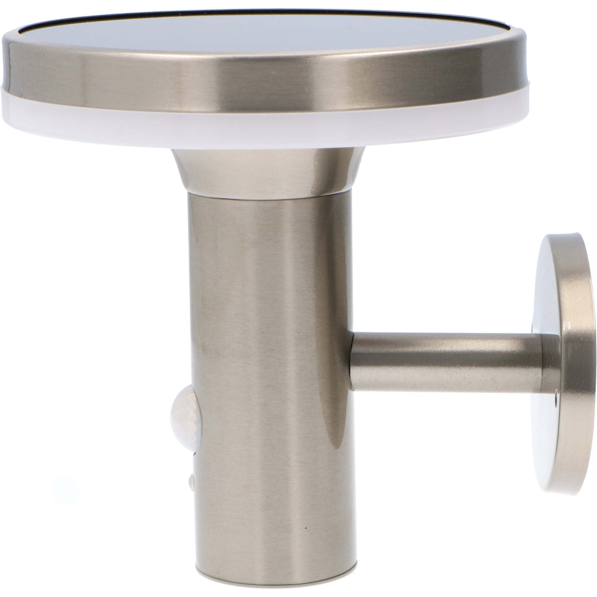 RVS Solar LED Buitenlamp met bewegingssensor - Draadloos - 3 standen - Zilver Buitenlampen LED.nl