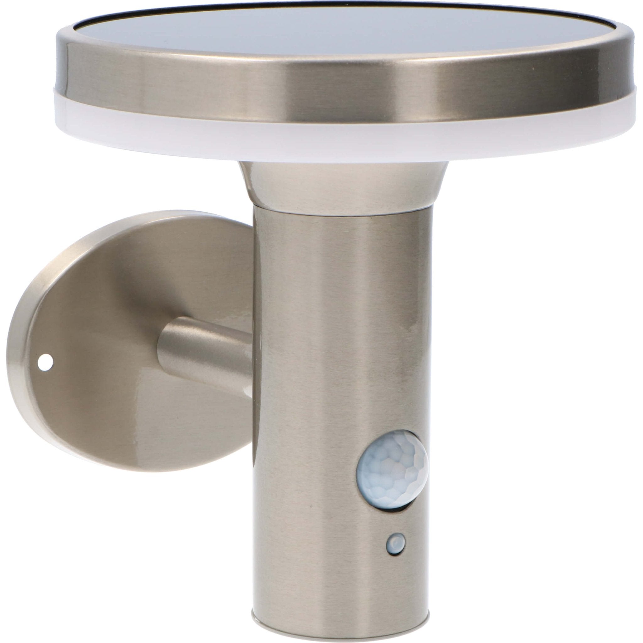 RVS Solar LED Buitenlamp met bewegingssensor - Draadloos - 3 standen - Zilver Buitenlampen LED.nl