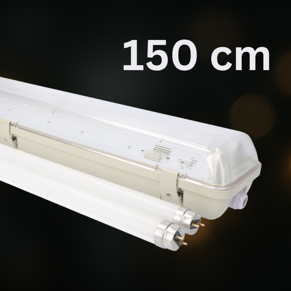 150cm TL Armaturen met buis