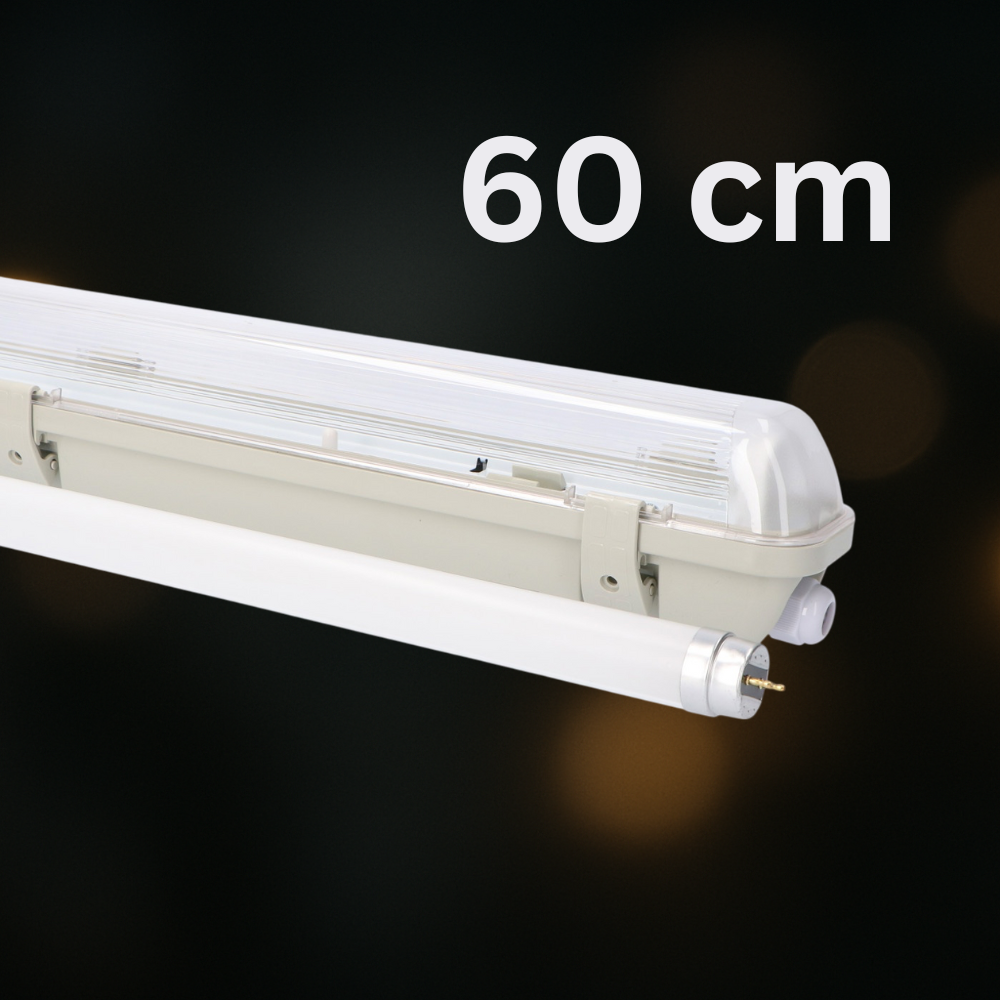 60cm TL Armaturen met buis