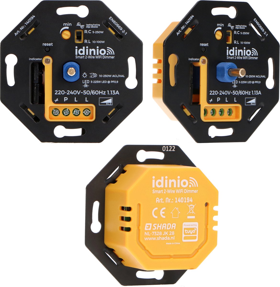 Smart WIFI dimmer met App - Geschikt voor alle dimbare lampen - 0 tot 250W