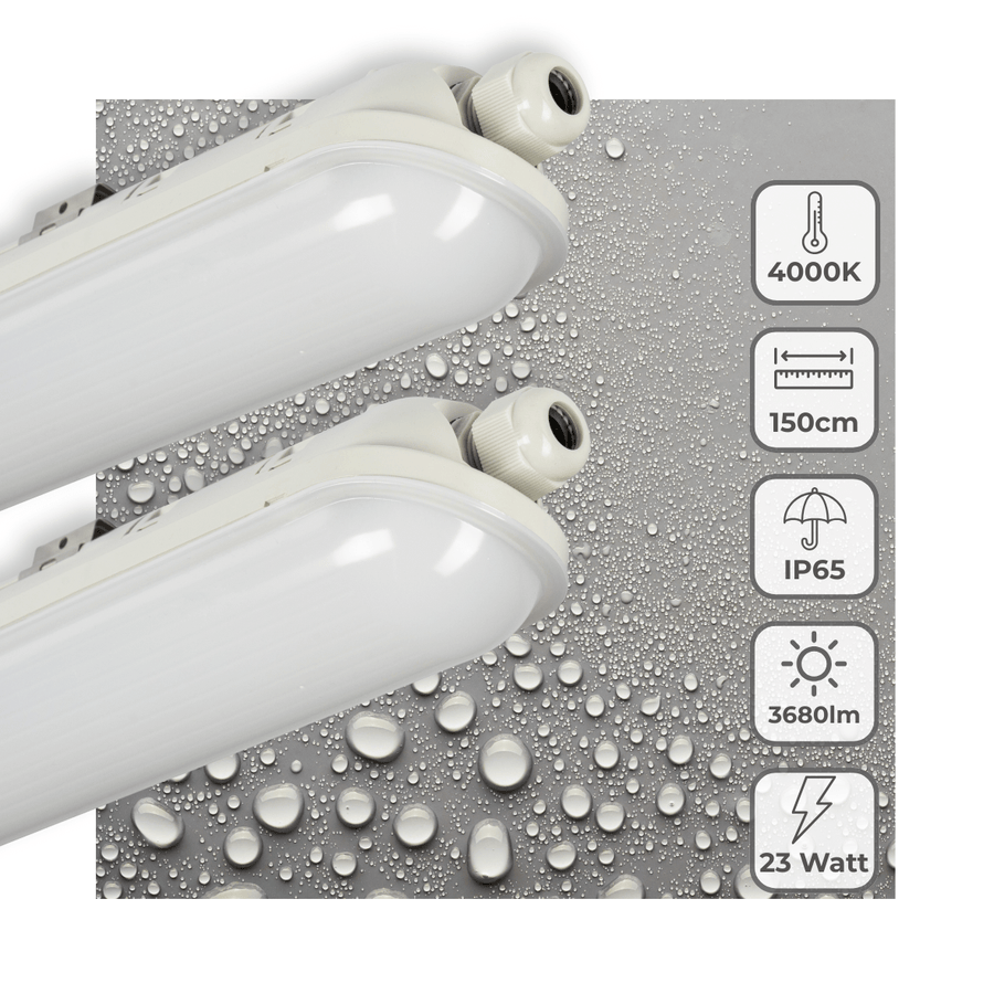 LED's Light Pro Premium LED TL Leuchte komplett 150 cm - Wasserdicht - 3680 lm - LED.de