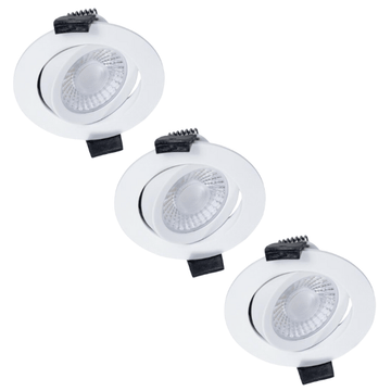 LED's Light PRO Downlight Einbaustrahler Ø 68mm - Spritzwassergeschützt - Dimmbar - Universal - Weiß - LED.de