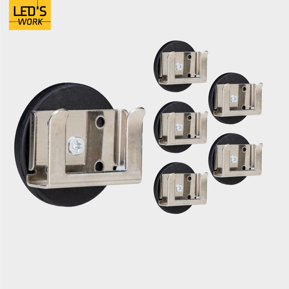 Accessoire - Magneet - 19mm Ø47mm - Zwart LED.nl