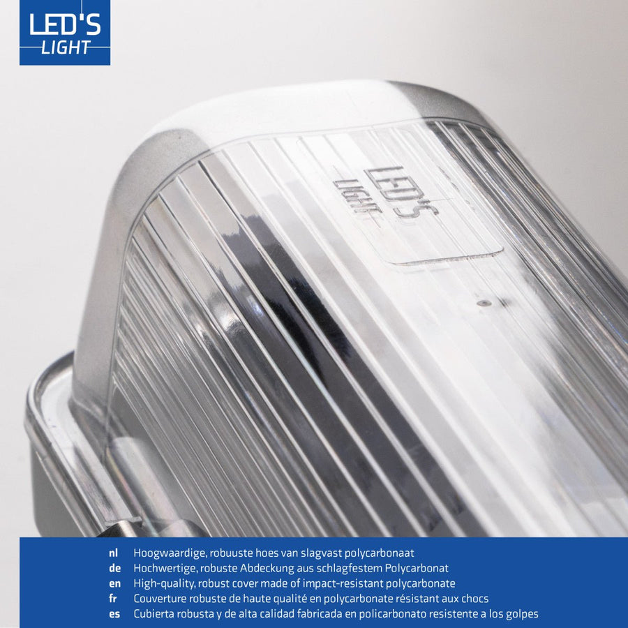 LED-Leuchtstofflampe mit 60 cm LED-Röhre – für Innen und Außen – 1100 lm – 1 x 6 W – 185 lm/W – Energieeffizienzklasse B - LED.de