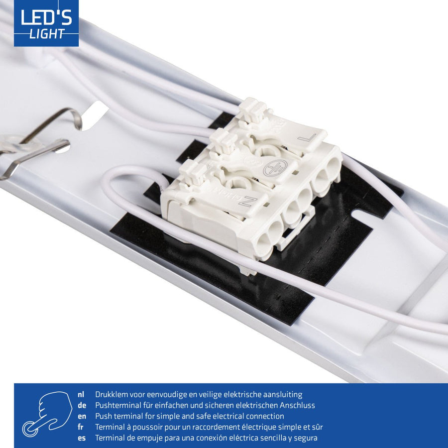 LED-Leuchtstofflampe mit 60 cm LED-Röhre – für Innen und Außen – 1100 lm – 1 x 6 W – 185 lm/W – Energieeffizienzklasse B - LED.de