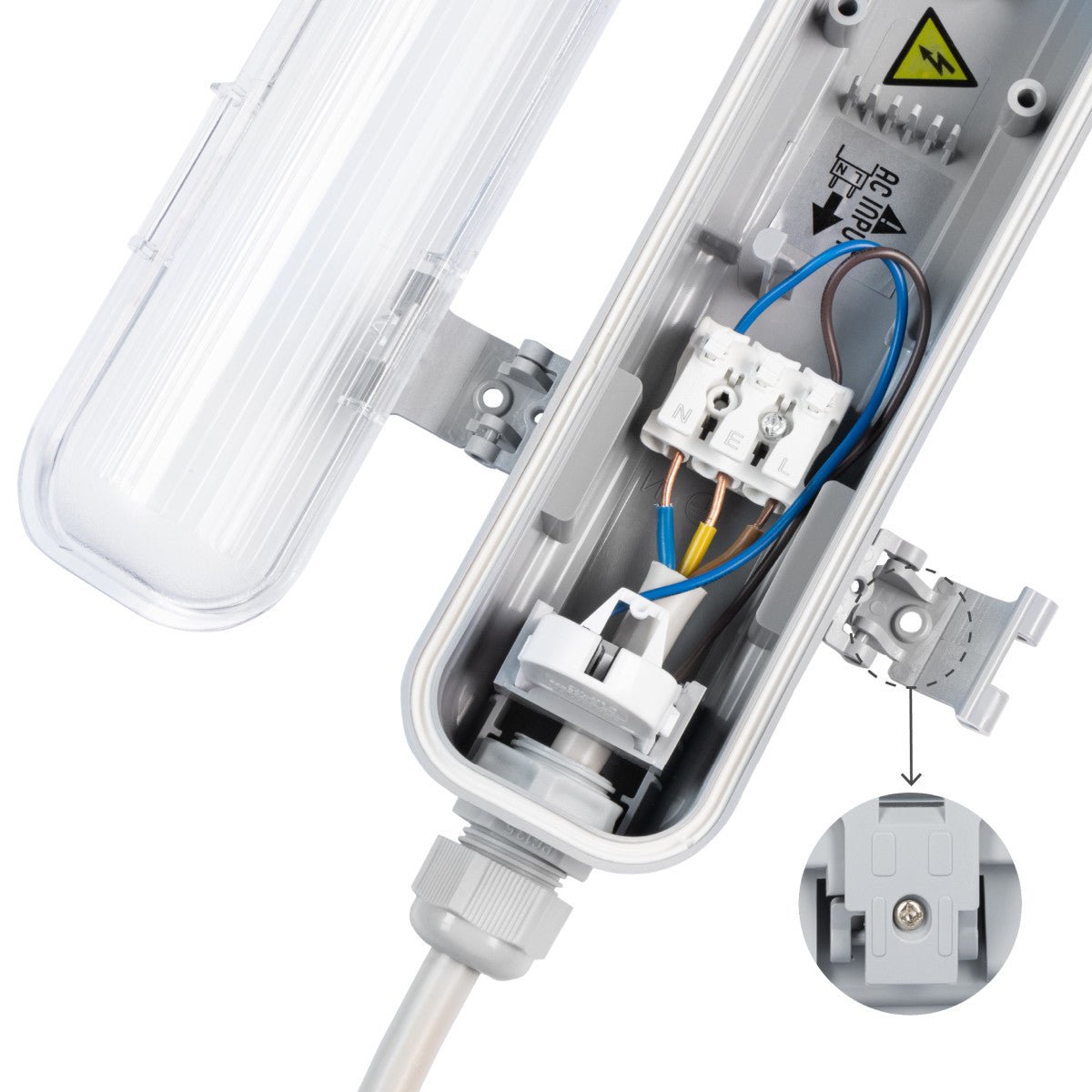 4 PACK - LED's Light LED TL armatuur 60 cm compleet met LED TL buis - 900 lm - 9W - 4000K - LED.nl