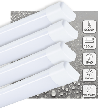 LED's Light LED TL Lampe 150 cm für den Innenbereich - Komplette LED TL Beleuchtung - 5160 lm - LED.de