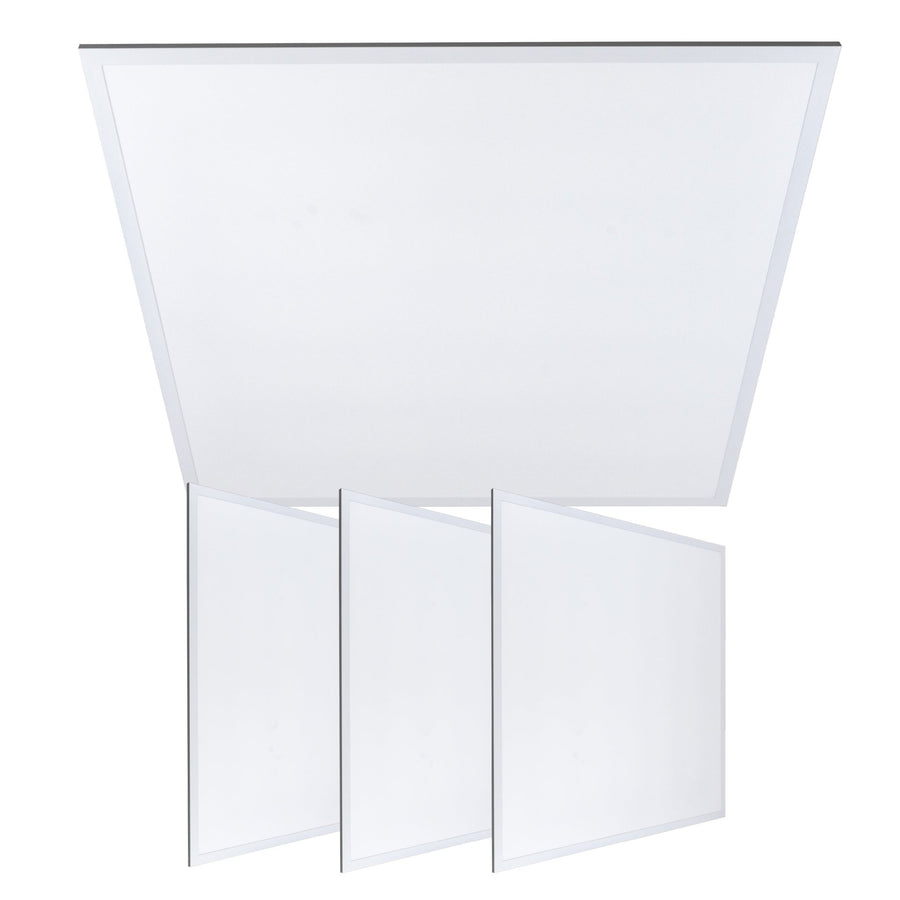 4PACK LED's Light Panelen vierkant 595x595mm - Compleet universeel paneel met driver - 40W - 4 stuks Panelen LED.nl