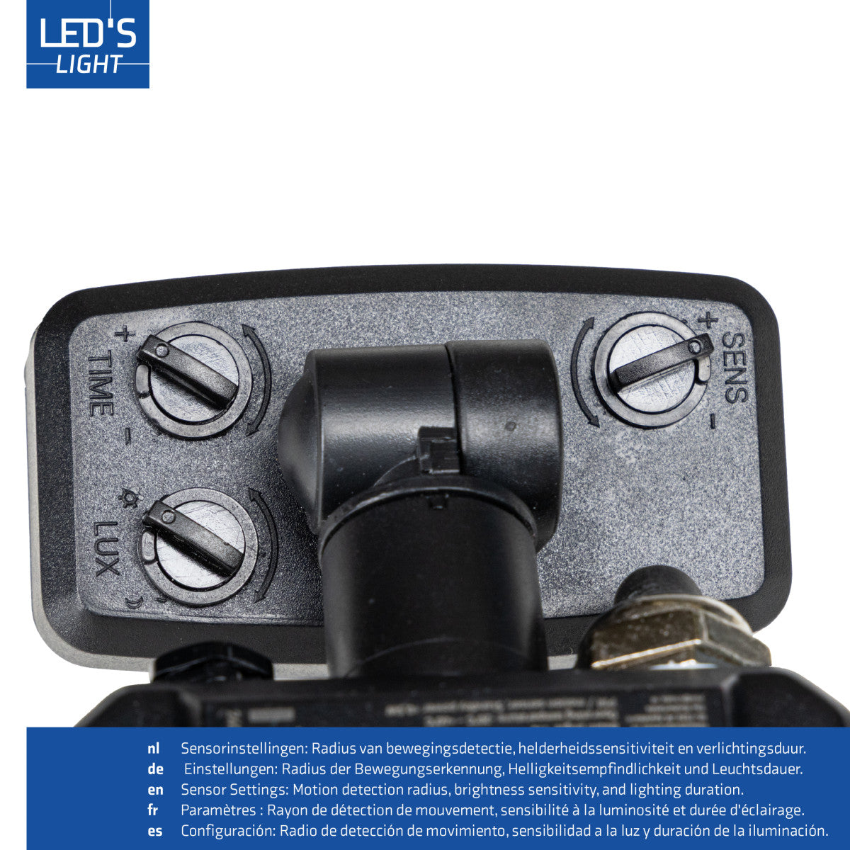 LED's Light Außenleuchte mit Bewegungsmelder 1400 - innen und außen - 10W