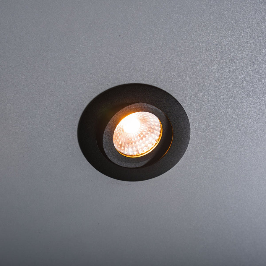 3 PACK - LED's Light Pro LED Inbouwspot Zwart - DimToWarm - Ø 68mm - Kantelbaar - Warm wit licht - CRI95- Dimbaar Inbouwspots LED.nl