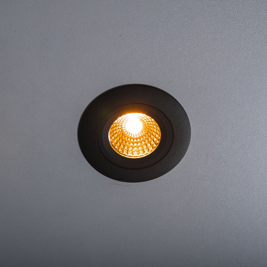 3 PACK - LED's Light Pro LED Inbouwspot Zwart - DimToWarm - Ø 68mm - Kantelbaar - Warm wit licht - CRI95- Dimbaar Inbouwspots LED.nl