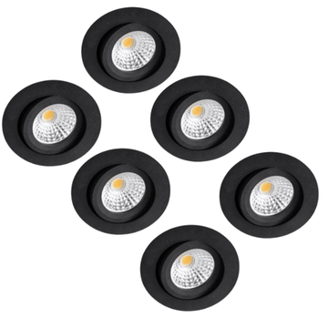 LED's Light Pro LED Einbaustrahler Schwarz - DimToWarm - Ø 68mm - Schwenkbar - Warmweißes Licht - CRI95 - Dimmbar - LED.de