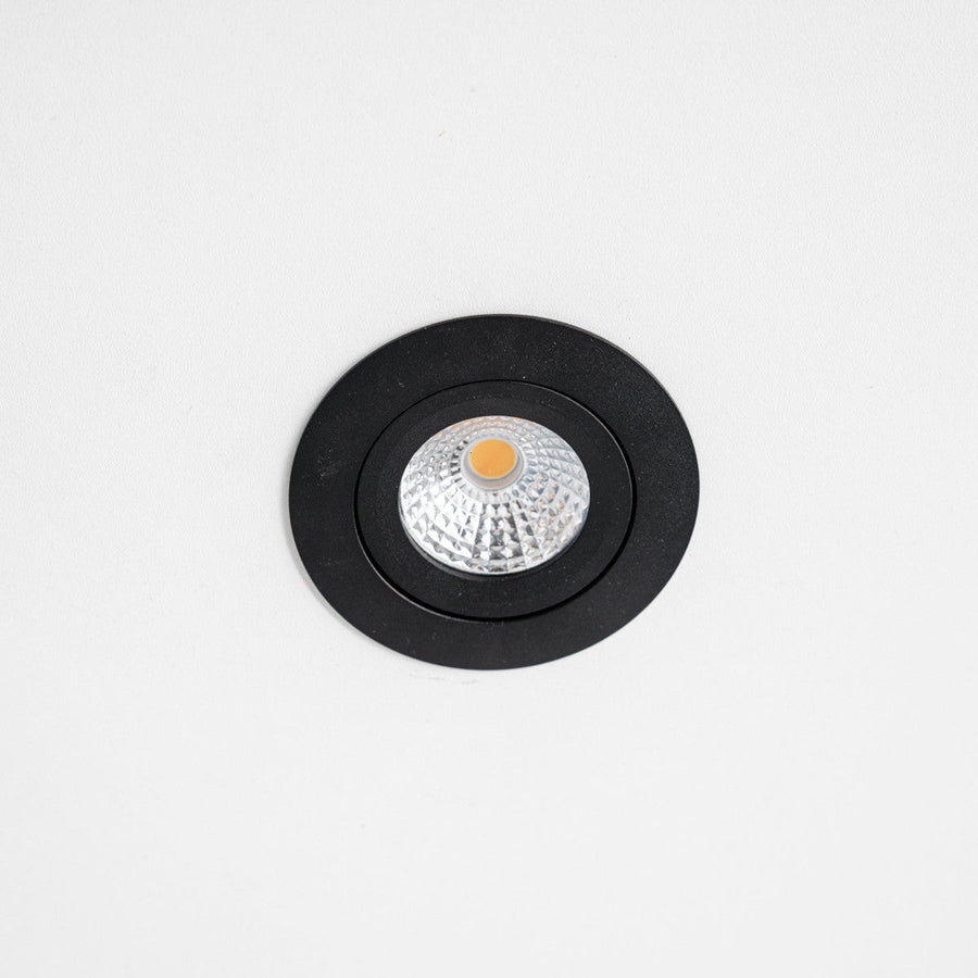 3 PACK - LED's Light Pro LED Inbouwspot Zwart - DimToWarm - Ø 68mm - Kantelbaar - Warm wit licht - CRI95- Dimbaar Inbouwspots LED.nl