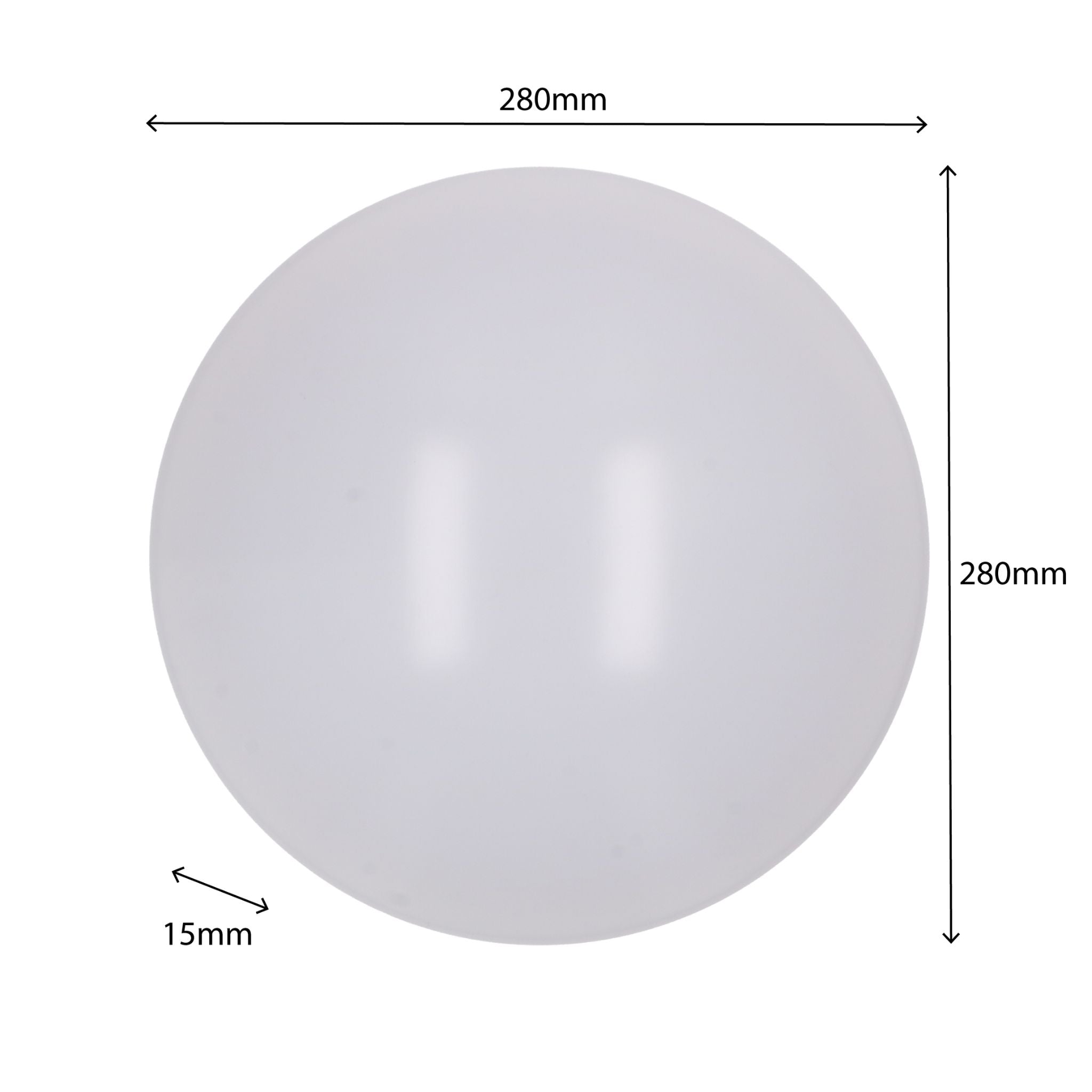 LED plafondlamp rond met bewegingssensor - 33 cm afmetingen