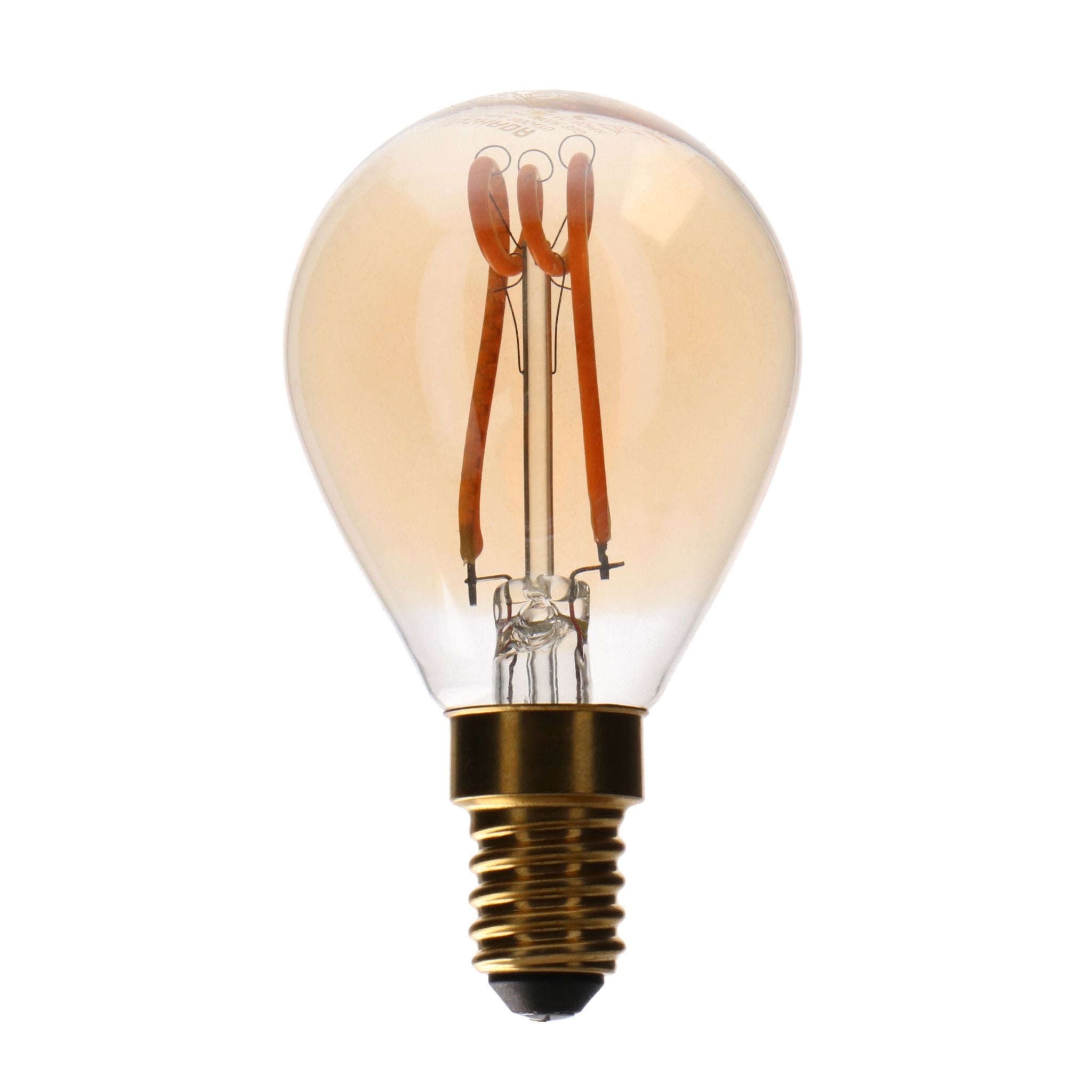 DECO LED Filament lamp E14 - Model XS globe - Dimbaar 